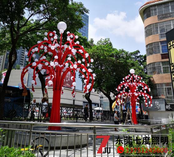 大型异形广场榴莲视频污版安装效果